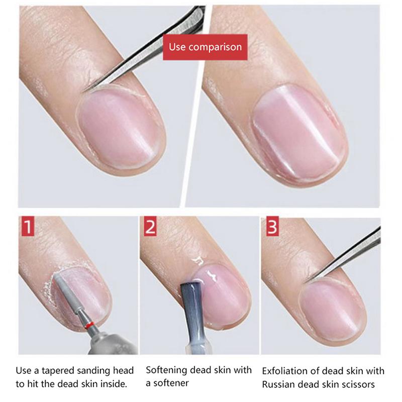 Щипцы для кутикулы из нержавеющей стали, ножницы, триммер, резак для удаления омертвевшей кожи, принадлежности для маникюра, профессиональный инструмент(Второе поколение)