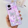 For Oppo Reno10 Pro Case Reno 10 5G Cover Soft TPU Black Silcione Bumper Coque For Reno 10pro Global Funads Women Fashion Print