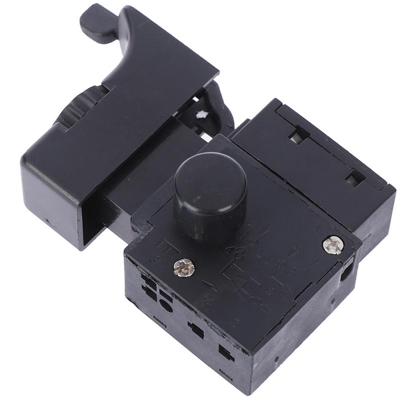 Fa2-4/1Bek Black 6A 250V Electric Drill Speed Control Trigger Button Switch