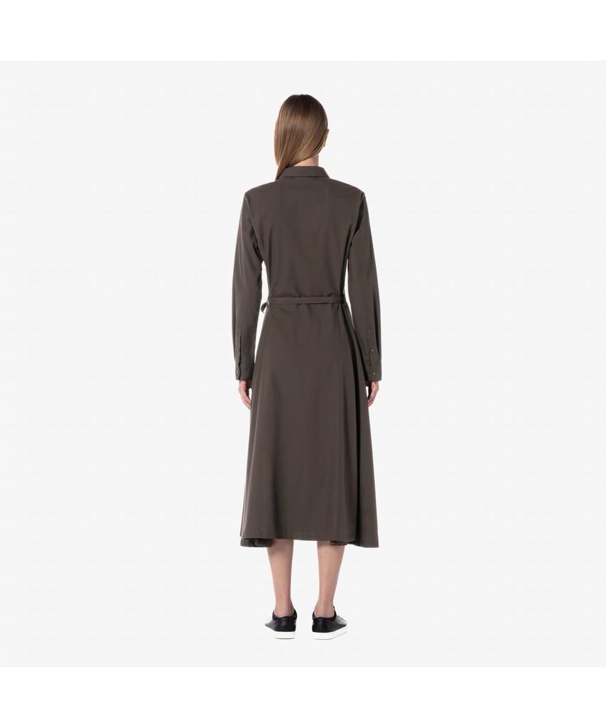 LACOSTE Women'S Flannel Woven Long Dress Ef896E-54N Six