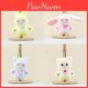 Transformative Bunny Plush Keychain Cartoon Dress Up Rabbit Toy Keyring And