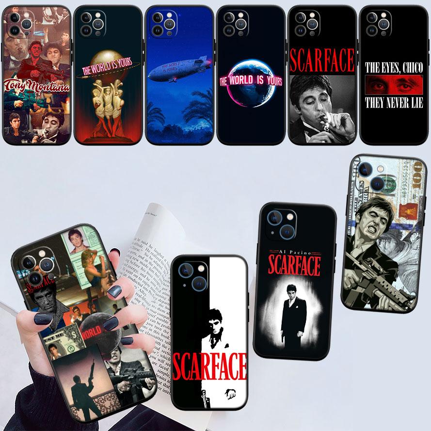 S-Scarfaces Shell Phone Case for Samsung Galaxy Note 10 20 S23 S24 S25 Ultra FE Plus Edge Lite A02S A35 A07 A17