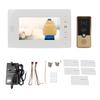 Video Doorbell Infrared Night Vision 120º Wide Angle with 7inch TFT Monitor Wired Video Intercom