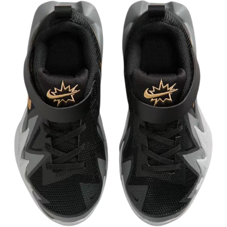 Nike St Dynamite Удобные Дышащие Низкие Баскетбольные Кроссовки Детские кроссовки Черный Серый IH2307-001