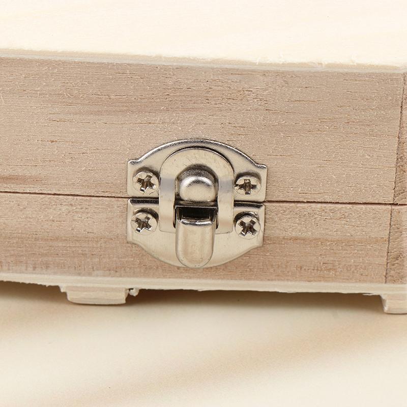 Подарочная коробка на Хэллоуин, шестиугольный гроб, деревянная коробка, коробка для хранения конфет, аксессуары своими руками, деревянный шестиугольный гроб, подарок для конфет