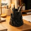 Декоративная форма Волшебного Замка Держатель для ручек 3D-печатный Настольный органайзер для ручек
