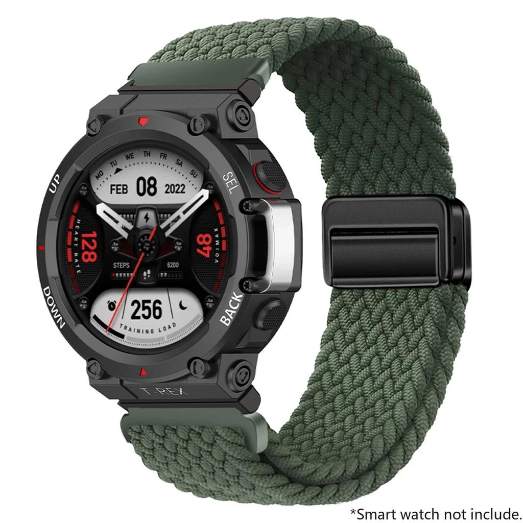 Новый плетеный ремешок-петля для Huami Amazfit T-Rex 2 3, ремешок для умных часов, нейлоновые эластичные ремешки для Huami Amazfit T-Rex T RexPro Correa