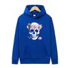 Men Women Same Style Autumn Hoodies Print Skull Flower Daily Pullover Warm Hoodie Fashion Pocket Sweatshirts Casual Sweatshirt
