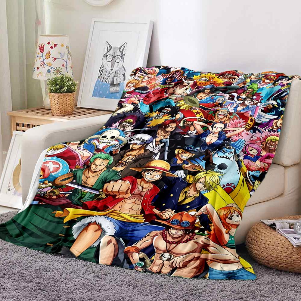 One Piece Flannel Blanket Throw Blanket Soft Warm Sofa Bed Camping home Decor Unique Christmas Gift C9261793