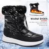 Wool Collar High Tube Warm Women's Waterproof Boots