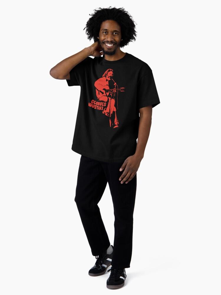 édith Piaf Le Métèque - Georges Moustaki's Iconic Chanson Oversized T-Shirt