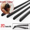 2Pcs/lot Universal AAA-Grade Auto Vehicle Insert Soft Rubber Strip Refill For Frameless Wiper Blades 6mm 26" 24" Car