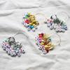 10Pcs Number Stitching Marker Acrylic Crochet Stitching Marker Charm Removable Lobster Clasp Locking Stitch Marker