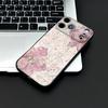 Розовый Цветочный Дизайн Чехол Для Телефона Для IPhone 17 Чехол IPhone 16 Pro Max 11 15 14 12 Pro Max 7 8 Plus XR SE Air Силиконовый Чехол