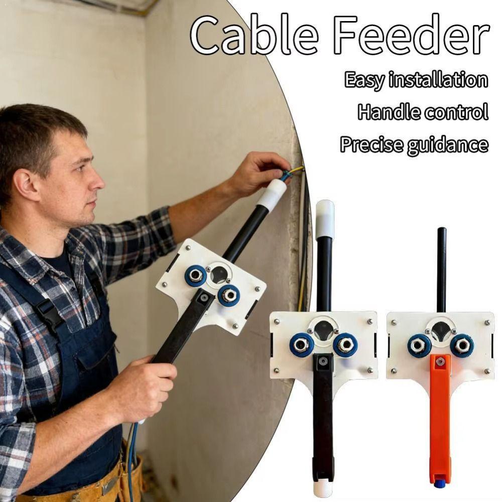 6-8mm Heavy-Duty Wire Puller Multi-functional Cable Pulling Tool Cable Feeder Data Center