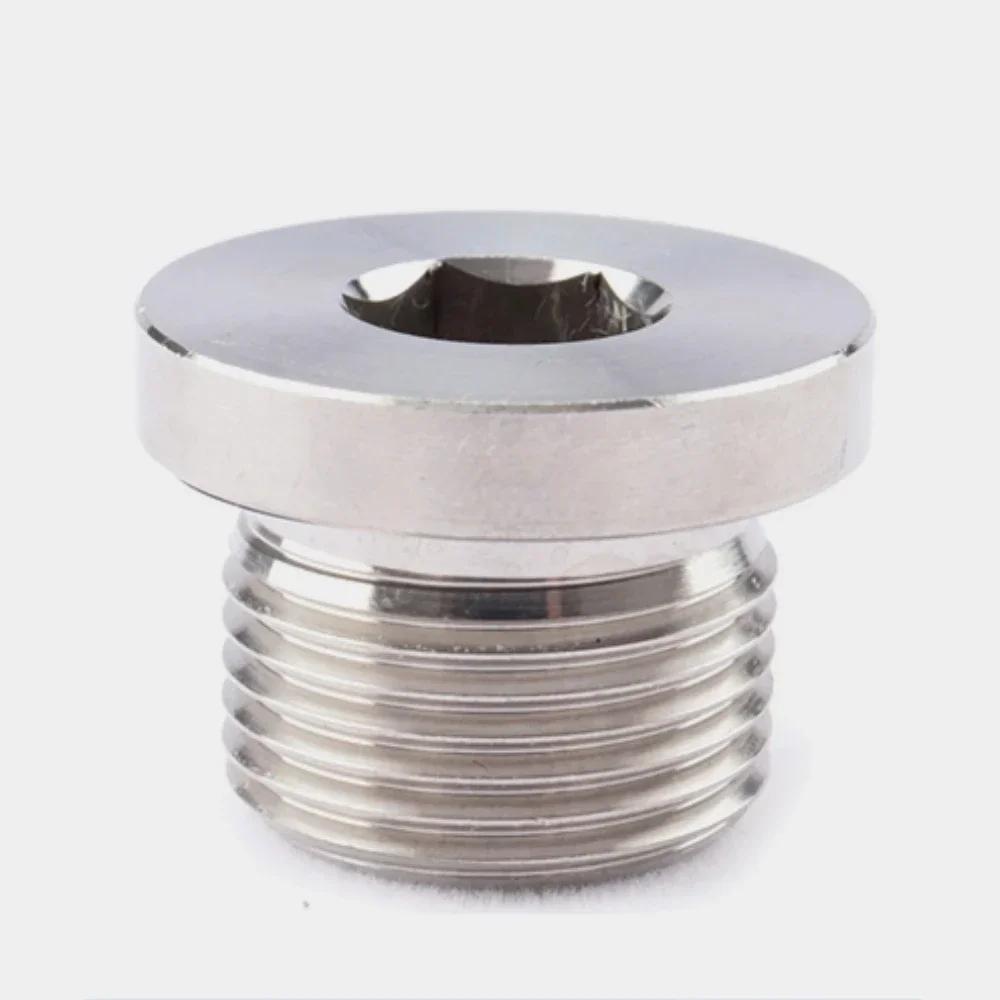Высокое давление 1/8" - 1.5" BSP NPT Наружный шестигранный квадратный заглушка-колпачок с потайной головкой, фитинг для трубопровода из нержавеющей стали 304
