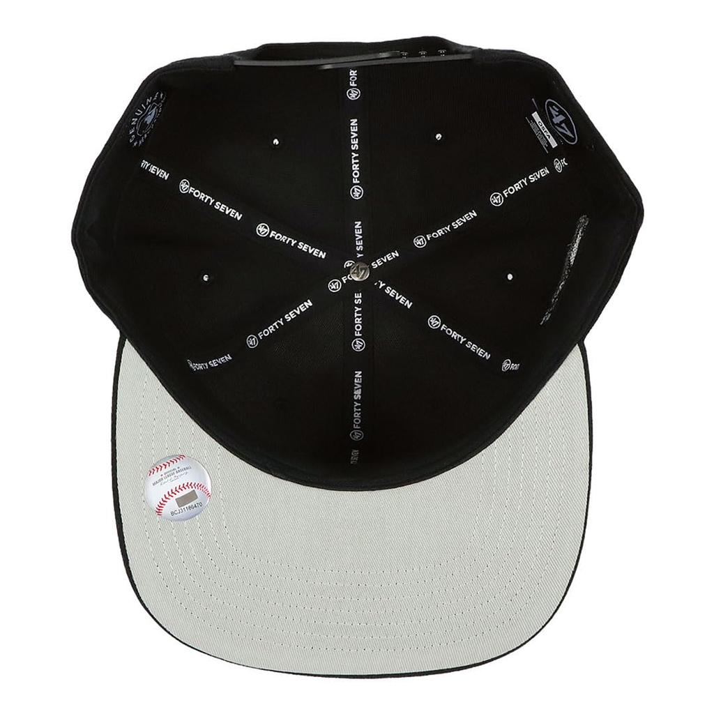 Кепка 47 Captain Snapback Бейсбол Высшей лиги Бостон Ред Сокс Sure Shot Полностью черная [Бренд 47] - Мужская и женская - (МЛБ) - -