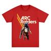 Arc Raiders Ретро Научно-фантастическая Иллюстрация Футболка Игра-стрелялка Графика Повседневная Хлопок Оверсайз Удобная Высококачественная Одежда