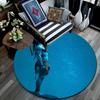Avatar pattern round rug,Carpet Rug for Living Room Bedroom Playroom ,Non-slip Floor Mat,Holiday Gifts and Birthday Gifts.