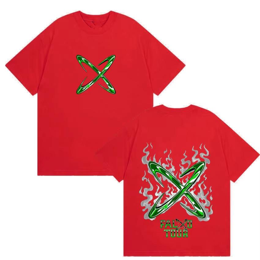 Unisex Comfortable Streetwear Short Sleeve Cotton T-Shirt For Fans With Fashion Print Of Rapper Feid VS Ferxxo Falxo T-Shirt