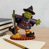 Хэллоуин Тематическая Фигурка Хэллоуинской Ведьмы Ручная Работа Смоляная Настольная Скульптура Ведьмы Забавная Кукла Коллекционная