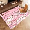 1pc Sanrio My Melody1 Print Area Rug - Soft, Washable Non-Slip Indoor Mat, Living Room, Home Office Decorative Rug,Office Decorative