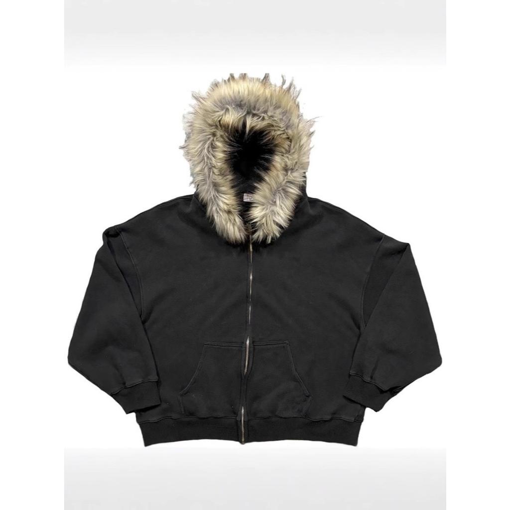 BeatStreet Осень/Зима Y2k Женские Эстетичные Харадзюку Толстовки с Капюшоном и Воротником из Искусственного Меха Одежда Графические Хип-Хоп Панк Готические Толстовки на Молнии