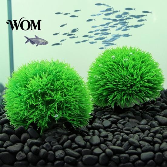Turtle Safe Tank Decoration Artificial Water Plant, Natural Color Dense Grass Shape Aquarium Plants, Soft Eco-friendly Decor Plastic Fake Plants