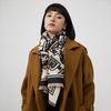 Winter Warm Letter Dual-Purpose Scarf Women'S Versatile Cold And Windproof Scarf Imitation Cashmere Foreign Style Fashion Printing Shawl
