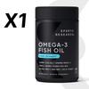 Wild Caught Alaskan Pollock 1040mg Omega-3 Fish Oil Triple Strength Softgel, 90 Tablets, 1 Piece