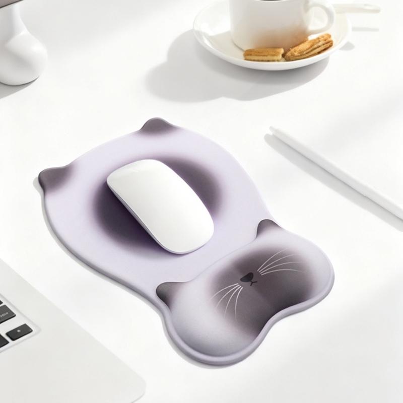 Ergonomic Wrist Support Mouse Pad to Improve Hand Postures and Alleviate Muscle Strain for Designers and Programmers Featuring NonSlip Stability
