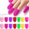 Nail Polish Remover Soak Off UV Gel Nail Art Remover Reusable 5/10Pcs Silicone Nail Remover Clip