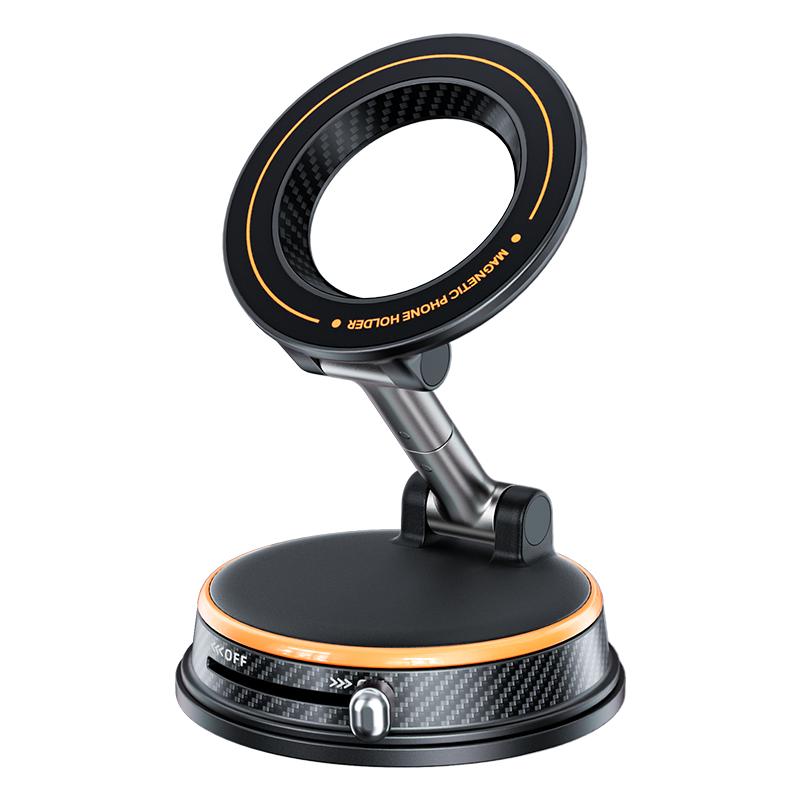 New Phone Accessories Magnets Mobile Stand Universal 360 Rotation Vacuum Car Mobile Phone Holder Magnetic Car Phone Holder