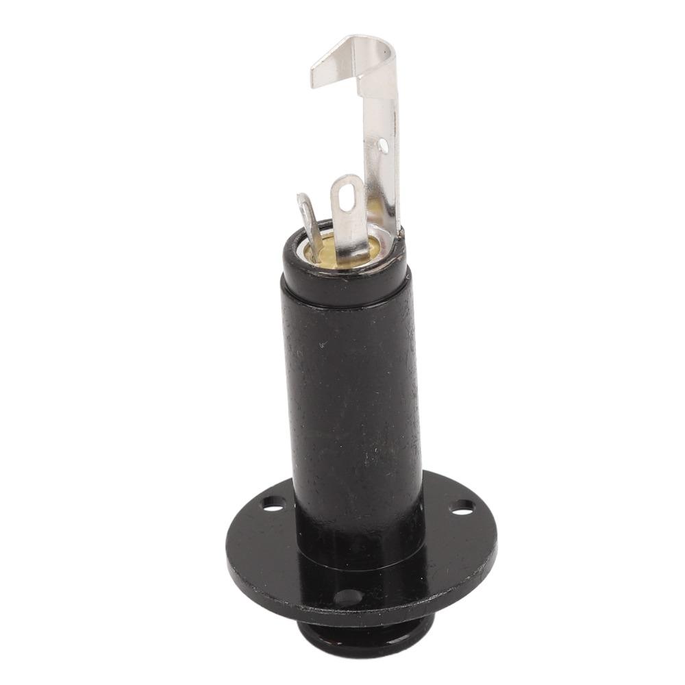 Metal Endpin Output Jack 6.35mm Electric Guitar Output Jack Output Jack Socket  Electric Guitar
