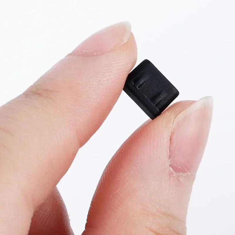 60/40/20/1 шт. Заглушка от пыли USB C Прозрачная/Черная Тип C для Мобильного Телефона Защитные Заглушки Порта Зарядки из Силикона для IPhone 15