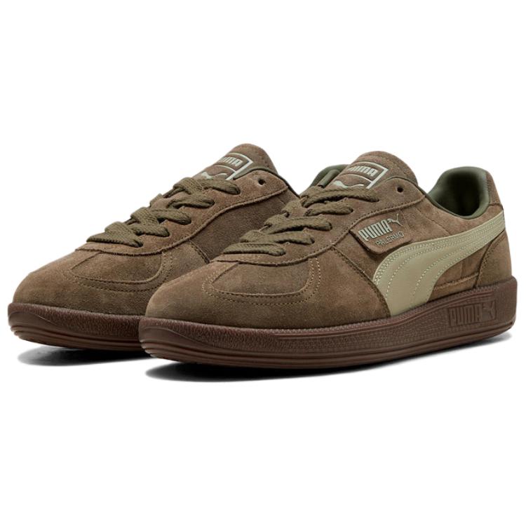 Puma Палермо Удобные Универсальные Тренировочные Кроссовки Унисекс Коричневые 396463-89
