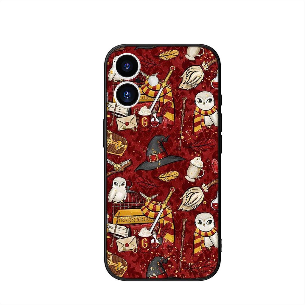 Art Owl Harries Wand Potters Phone Case for Samsung Galaxy A55 A54 A25 A36 A17 A26 A35 A33 A34 A14 A37 S8 S9 S20 S21 FE S10 Plus