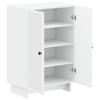 Shoe Cabinet EDE 59.5 x 39.5 x 90 cm Engineered Wood White