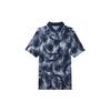 SS23 Iso-Chill Printed Golf Polo Men Tops Navy-Blue 1377367-410