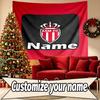 Custom Name Personalized AS Monaco Print Tapestry, Wall Art Decor, Bedroom, Dorm, Apartment, LivingRoom, Party Backdrop, Gift for Birthday