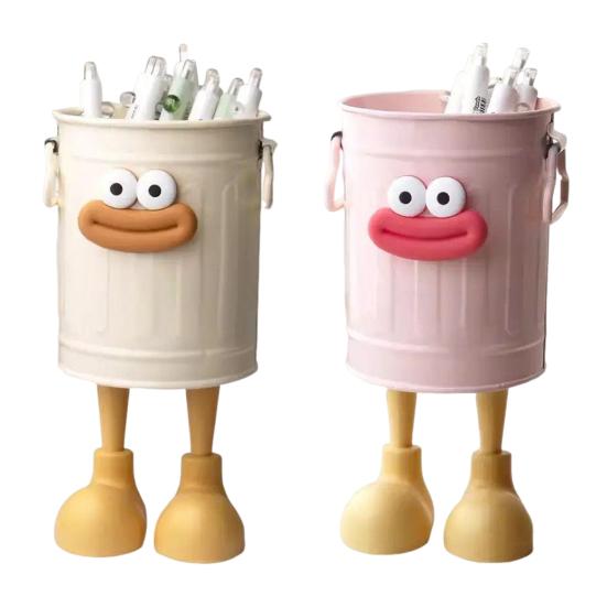 Мультяшный держатель для ручек круглый вертикальный держатель для карандашей для офиса домашнего учебы рабочего стола