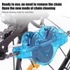 Cycling Chain Cleaner Bike Cleaning Kit with Chain Scrubber Cleaning Supplies Degreasing Bike Accessories for Cyclists Riders