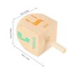 10Pcs Wooden Material Spinning Top Toy Children Gits Wooden Crafts  Child Play