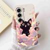 For Tecno Camon 40 Pro 5G Case Fashion Flower Cute Rabbit Soft Silicone Cover For Tecno Camon 40Pro 5G 6.78" Bumper Phone Cases