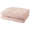 Set of 2 TODAY Hand Towels 50x90 Cm 100% Cotton - Sand Rose