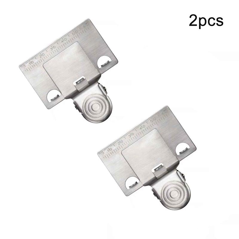 1/2/3/4 шт. Металлический держатель для клипсы измерительной ленты Точный измерительный инструмент для позиционирования при деревообработке Легко маркировать Разметка Рисование