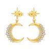 Orstarry S925 Silver Gold Classic Knot Stud Earrings For Lady S925 Jewelry Party Anniversary Trendy Gifts