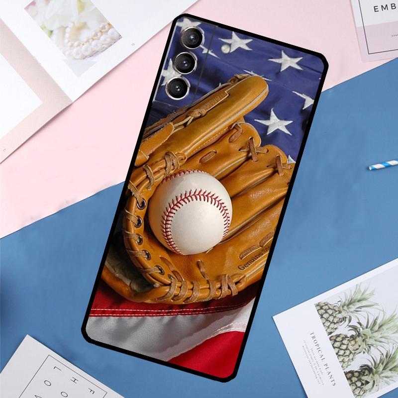 Бейсбольный чехол для Samsung Galaxy S25 Ultra S21 S22 S23 S24 Ultra S9 S10 Plus S20 FE S25 FE Задняя крышка