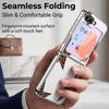 Чехол для телефона с принтом «Цветные звезды» для Samsung Galaxy Z FLIP 7 FE 6 5 Z Flip7 Flip6 Flip5, роскошный гибридный складной чехол из PC+PU кожи с покрытием