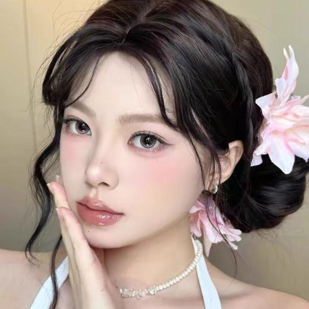 Cloth Flower Duckbill Clip Flower Korean Style Hairpins Creative Simulation Flower Hair Clip Party